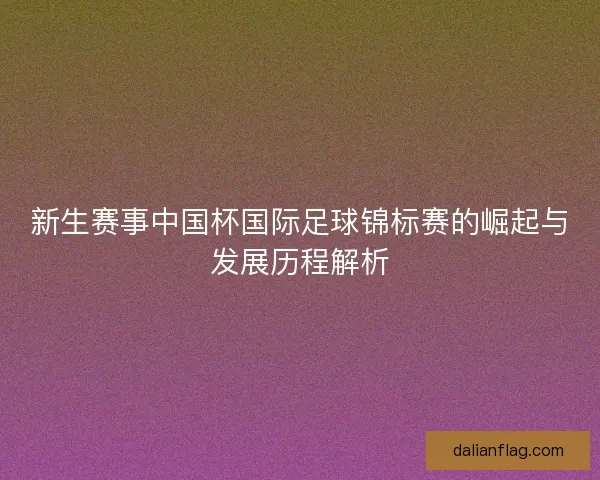 新生赛事中国杯国际足球锦标赛的崛起与发展历程解析 新生赛事中国杯国际足球锦标赛的崛起与发展历程解析